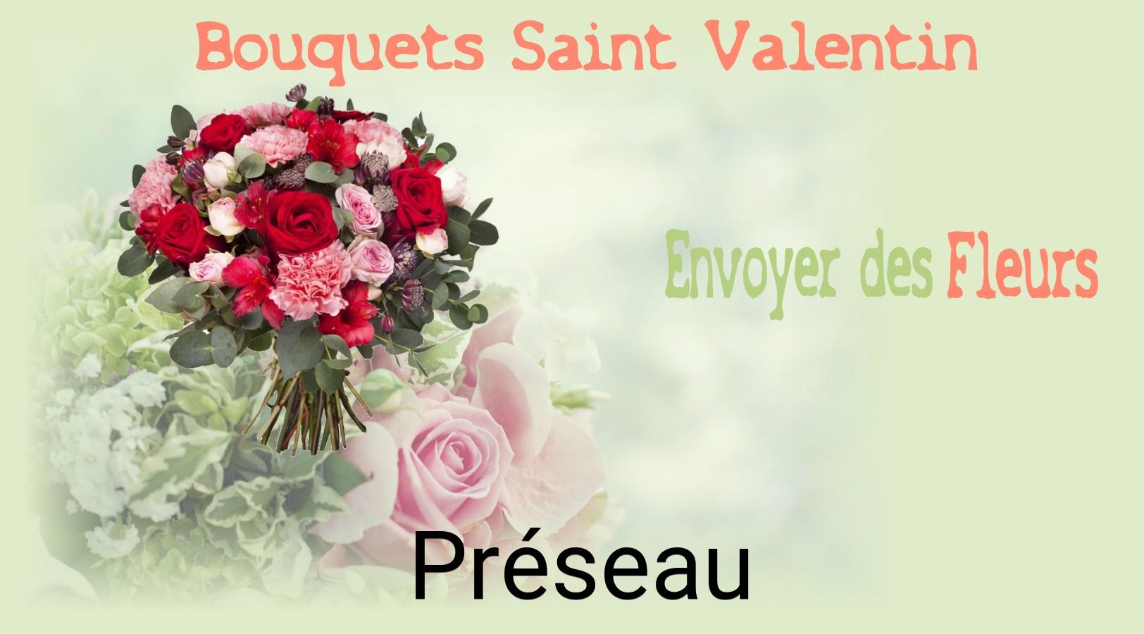 Roses de Saint-Valentin livrées à Préseau